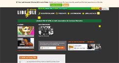 Desktop Screenshot of libellulefm.com
